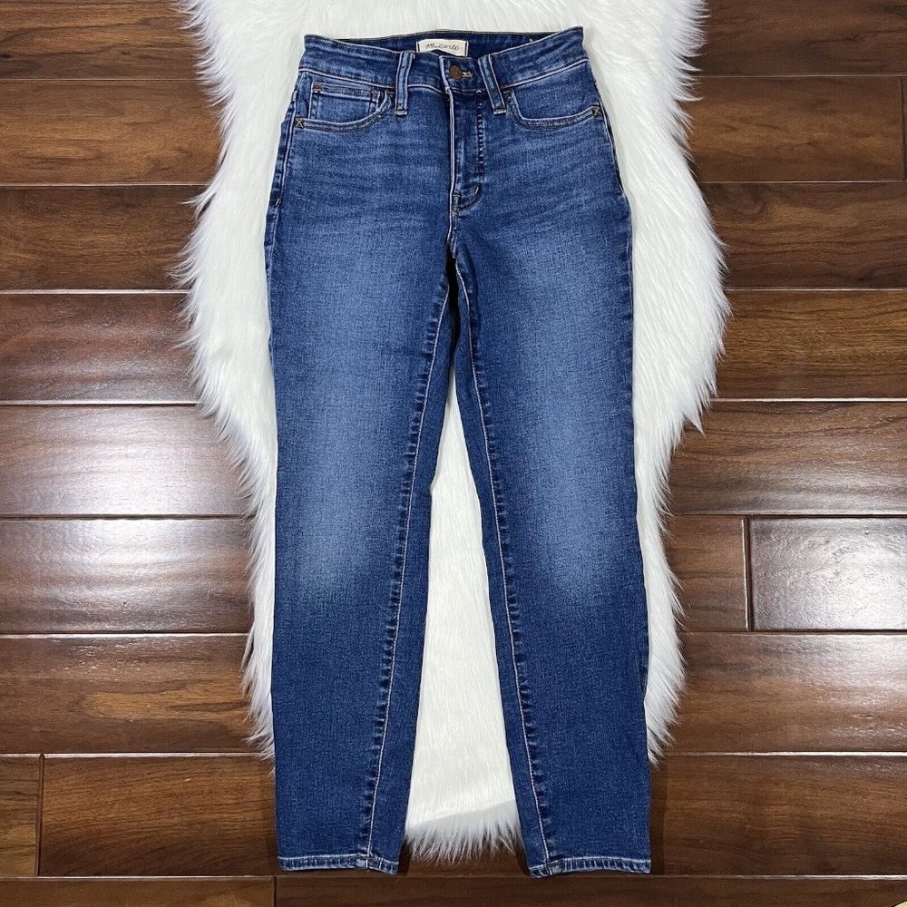 Madewell Size 25 Roselawn Curvy Roadtripper Skinny Denim Jeans NI956